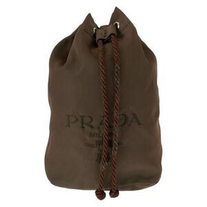 Prada Nylon Tessuto Logo Pouch
